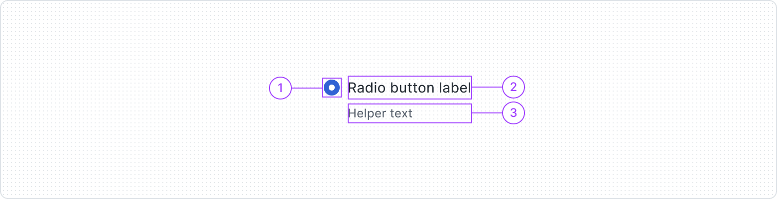 Radiobutton anatomy